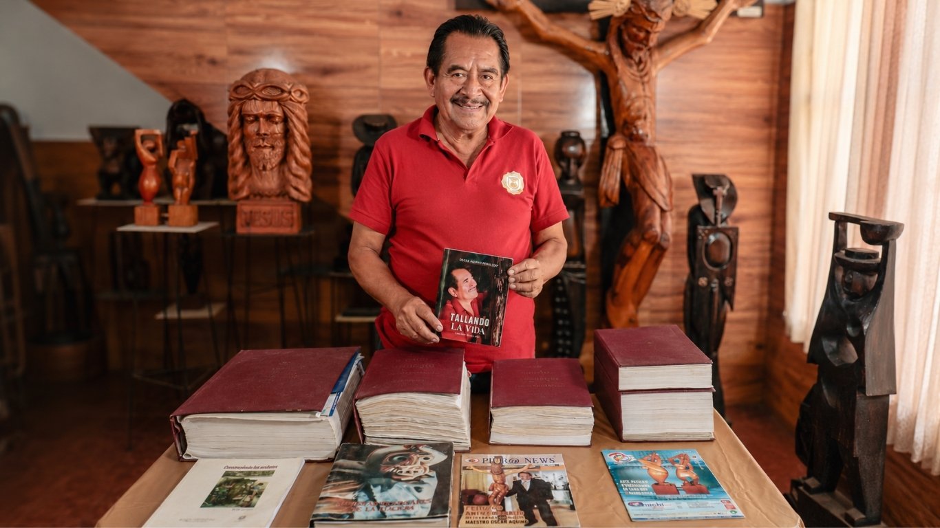 El maestro en su taller